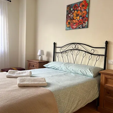 Almuden's Yellow Apartment, High-speed Free Wifi, 250m To Beach, The Center Of 公寓 托雷维耶哈